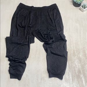EXPRESS Black Glitter Pants S
